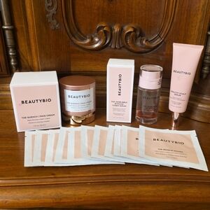 Beauty Bio 14-Piece Set--Face Cream, Toner Serum, Scalp Serum--NIB